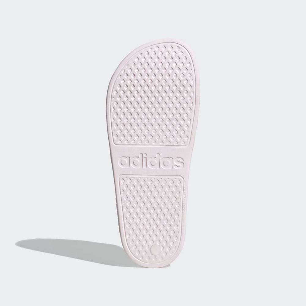 Claquette Adidas Adilette Aqua Rose Blanche Femme | UTP-14395071