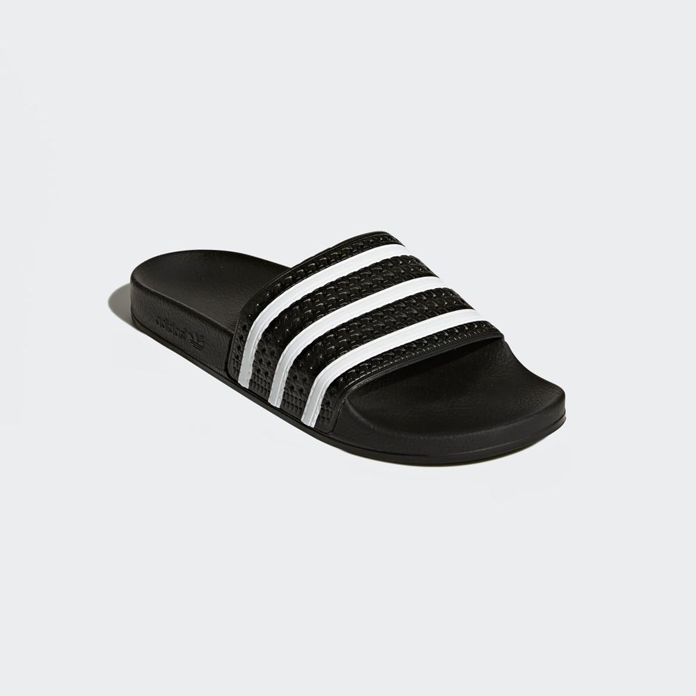 Claquette Adidas Adilette Noir Blanche Femme | RRN-91464009