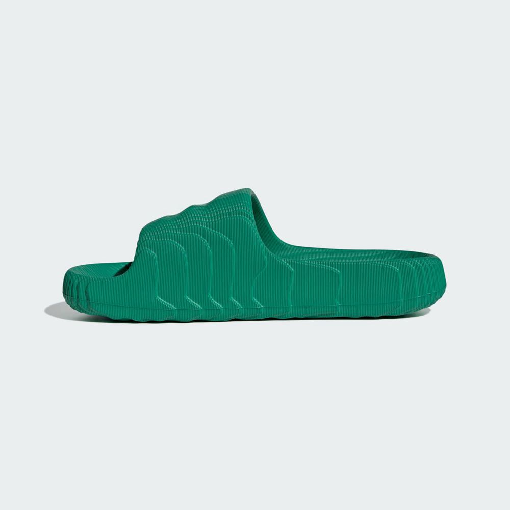 Claquette Adidas Adilette 22 Vert Noir Femme | NDB-57834263