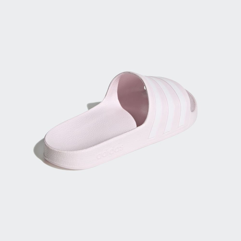 Claquette Adidas Adilette Aqua Rose Blanche Femme | UTP-14395071