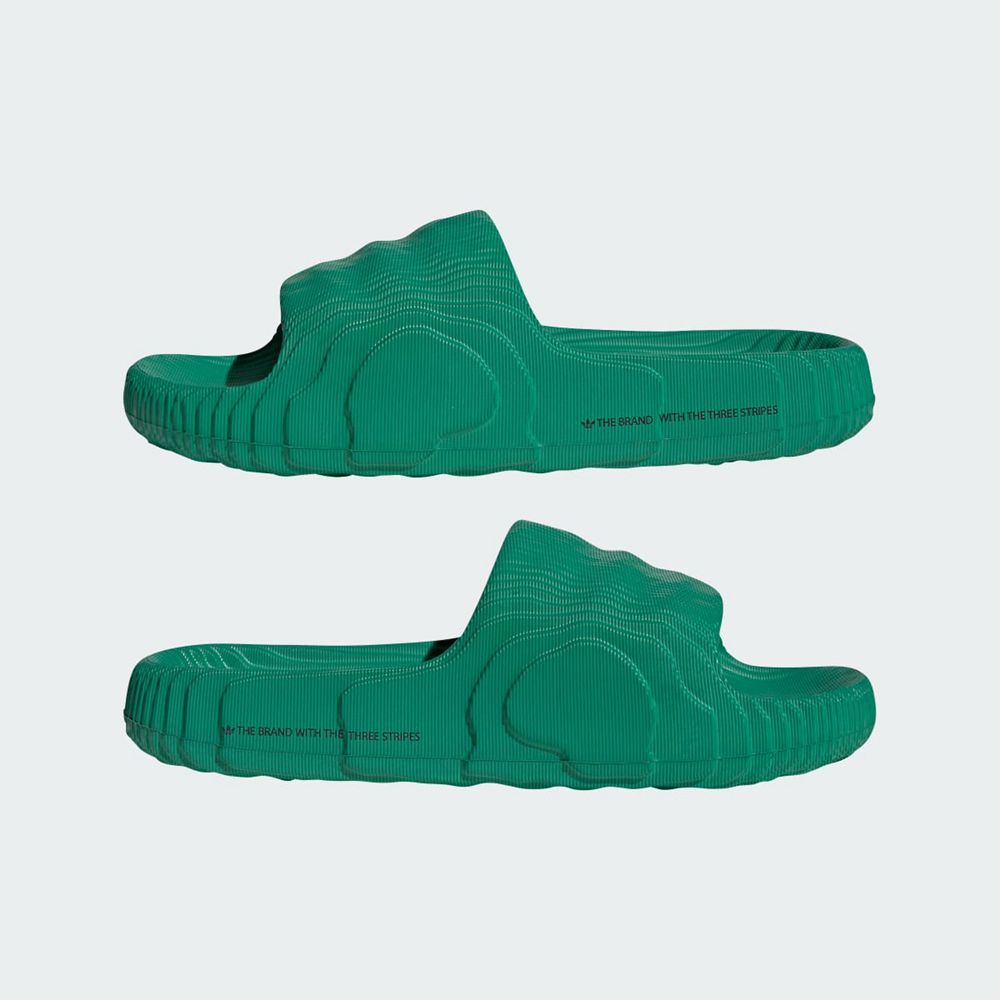 Claquette Adidas Adilette 22 Vert Noir Femme | NDB-57834263