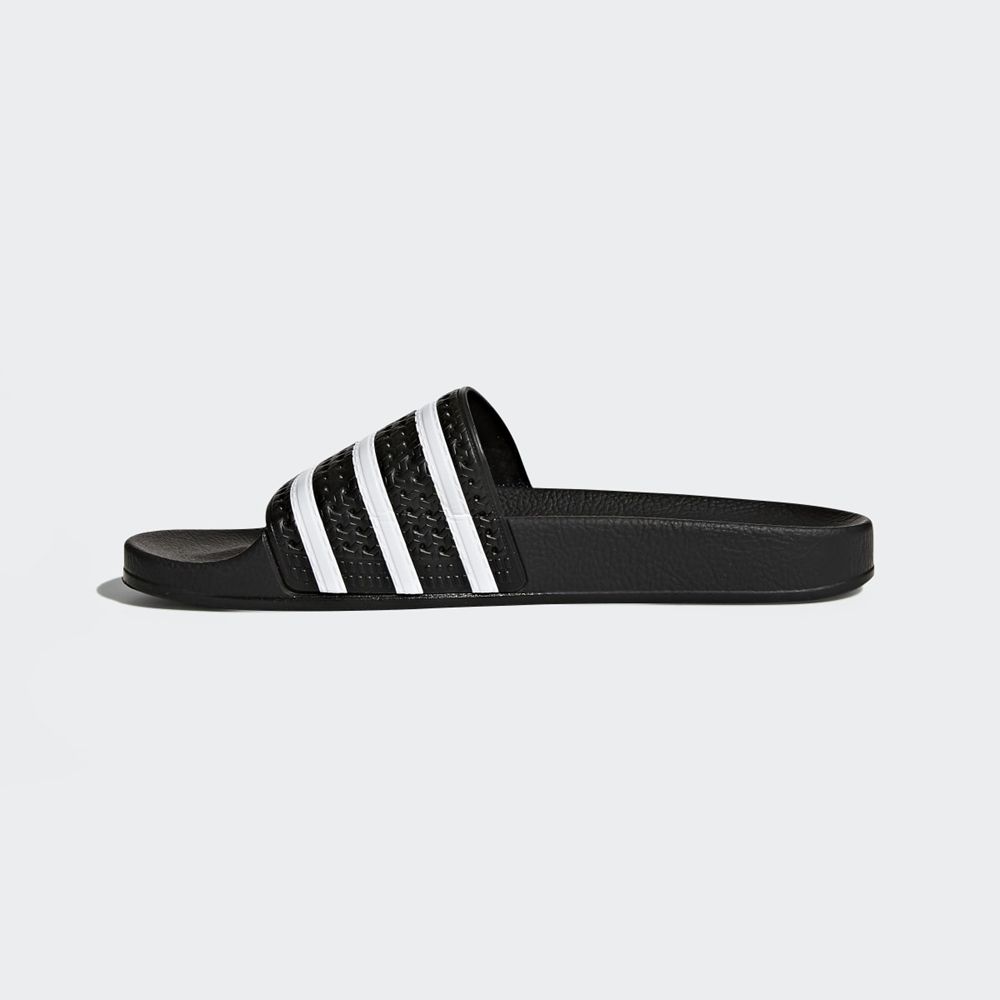 Claquette Adidas Adilette Noir Blanche Femme | RRN-91464009