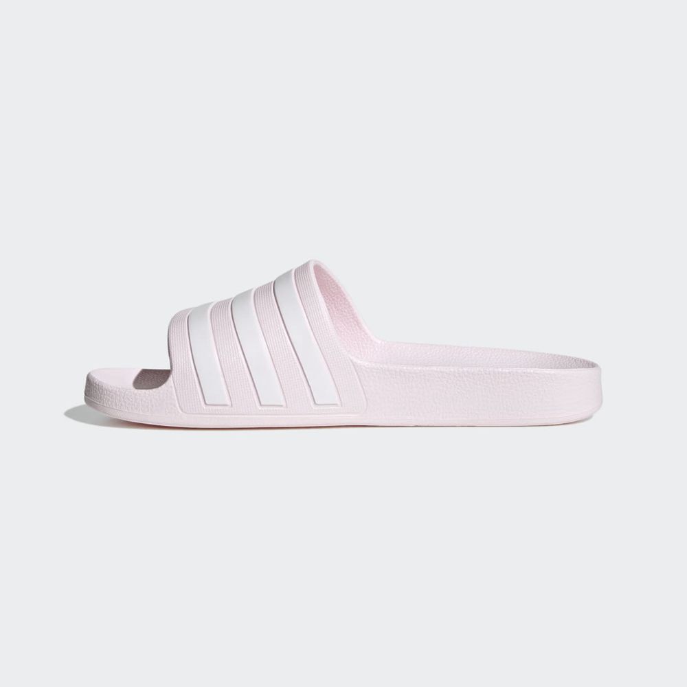 Claquette Adidas Adilette Aqua Rose Blanche Femme | UTP-14395071