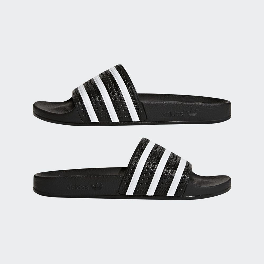 Claquette Adidas Adilette Noir Blanche Femme | RRN-91464009