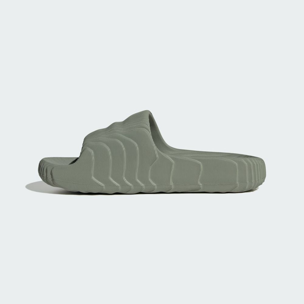 Claquette Adidas Adilette 22 Vert Noir Femme | NPU-36113400