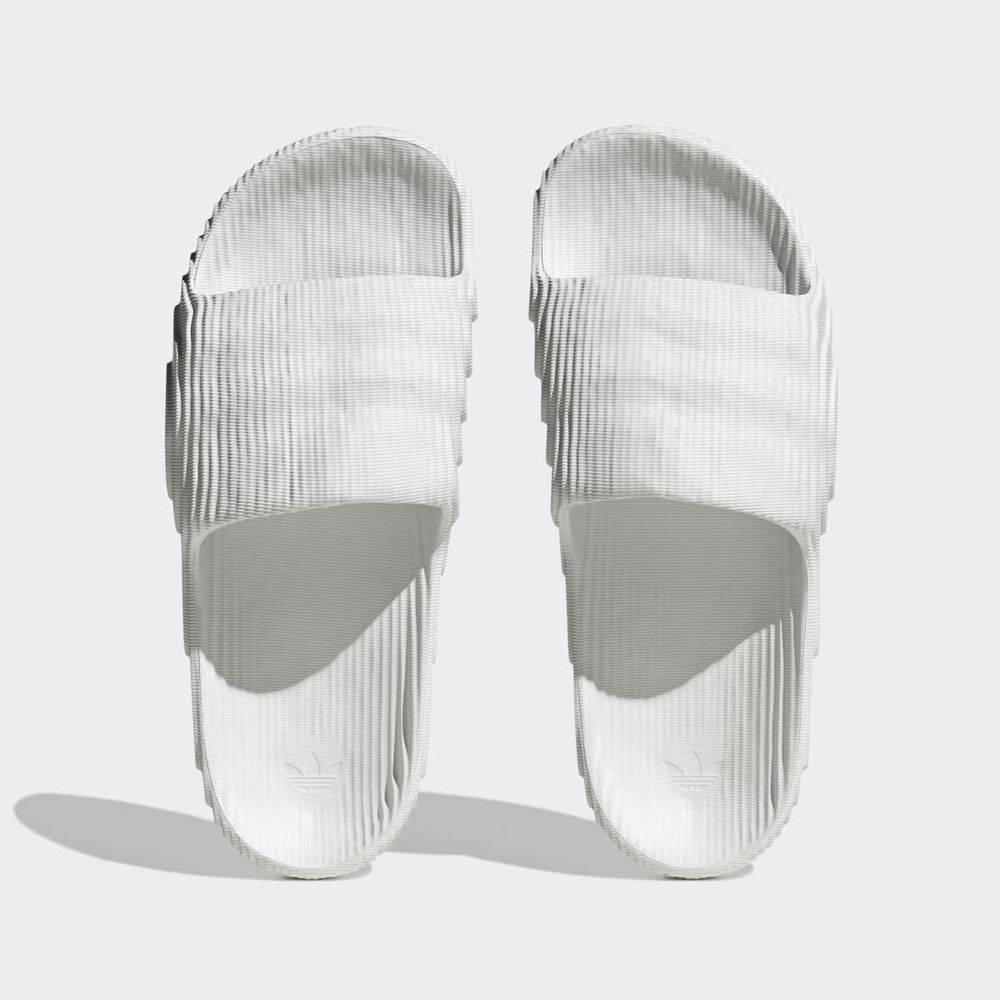 Claquette Adidas Adilette 22 Blanche Noir Femme | RMX-70170468