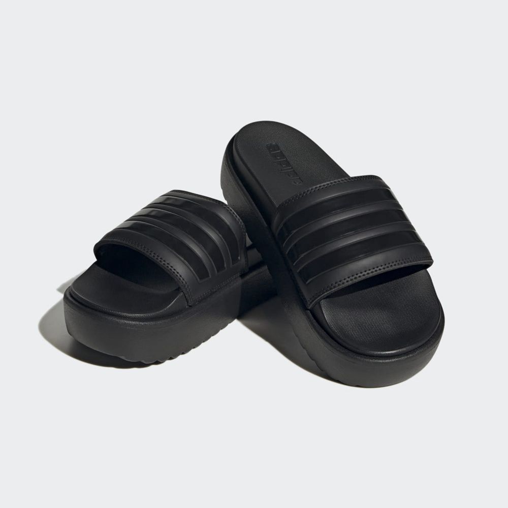 Claquette Adidas Adilette Platform Noir Femme | BXP-25276370