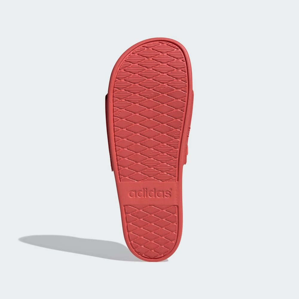 Claquette Adidas Adilette Comfort Rouge Femme | LRK-08516947