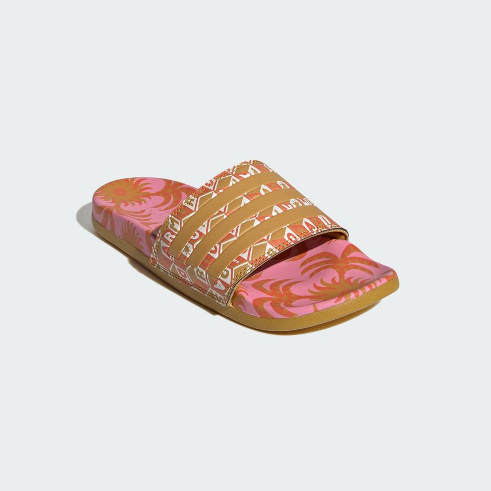 Claquette Adidas Adilette Comfort Rose Doré Femme | KSI-87966236