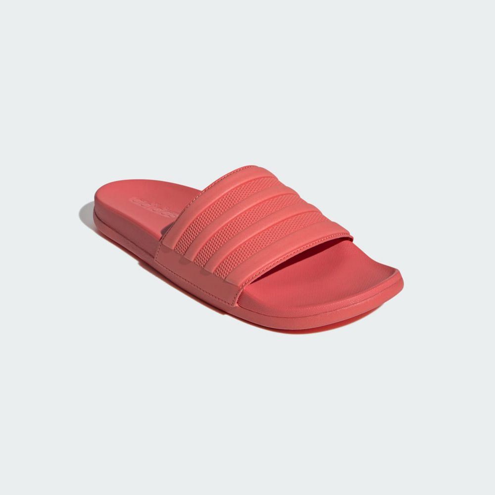 Claquette Adidas Adilette Comfort Rouge Femme | LRK-08516947