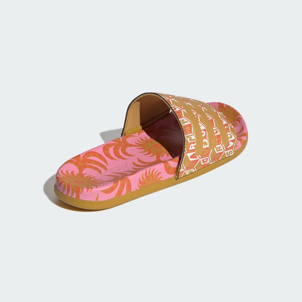 Claquette Adidas Adilette Comfort Rose Doré Femme | KSI-87966236