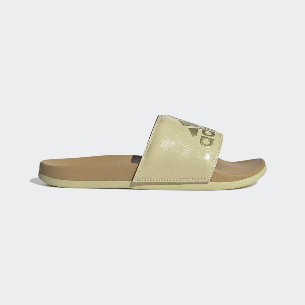 Claquette Adidas Adilette Comfort Beige Femme | DPU-58406456