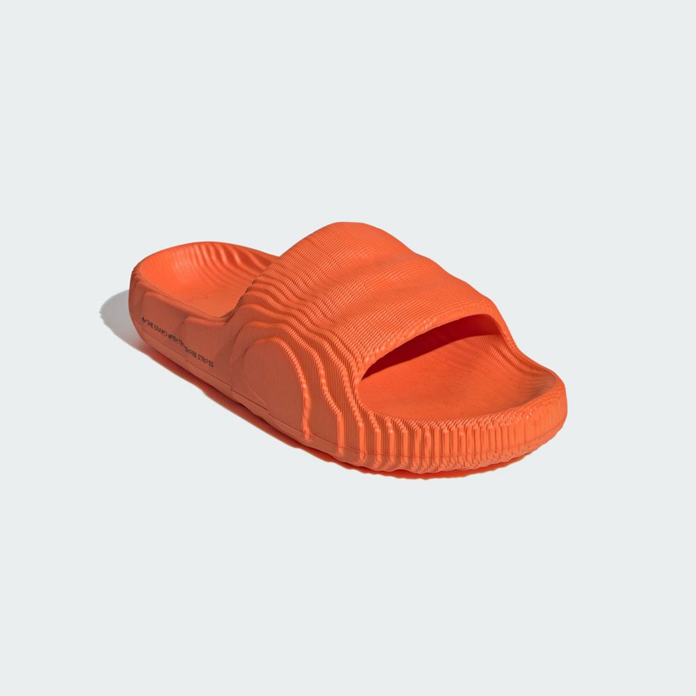 Claquette Adidas Adilette 22 Orange Noir Femme | ZOC-13588713