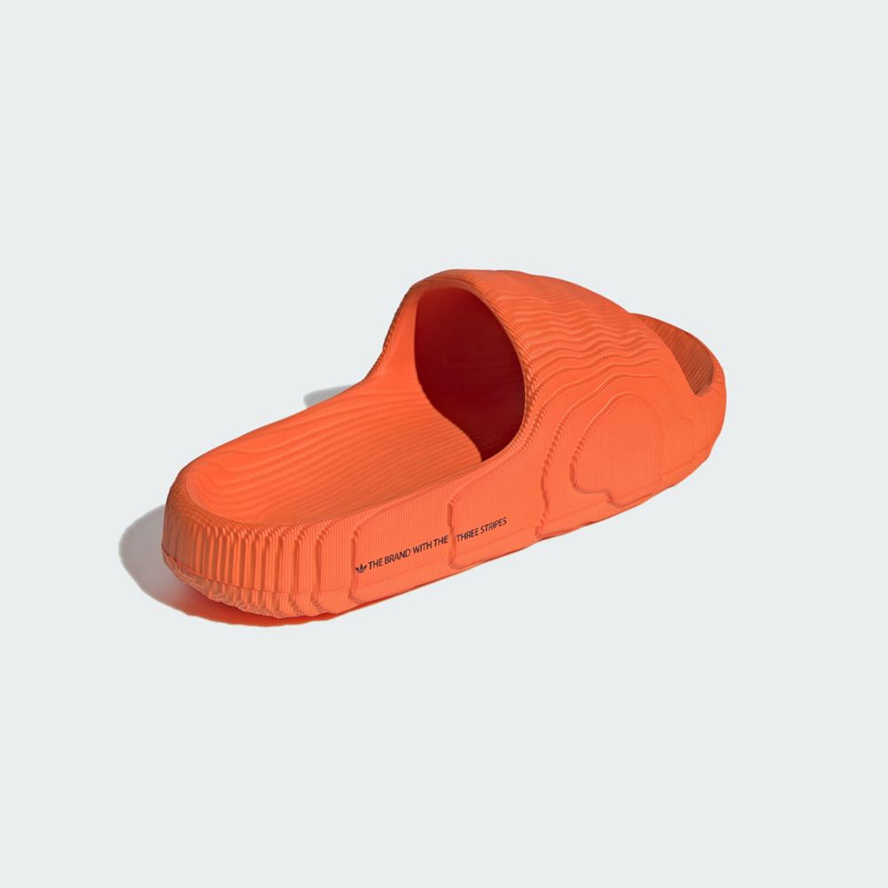 Claquette Adidas Adilette 22 Orange Noir Femme | ZOC-13588713