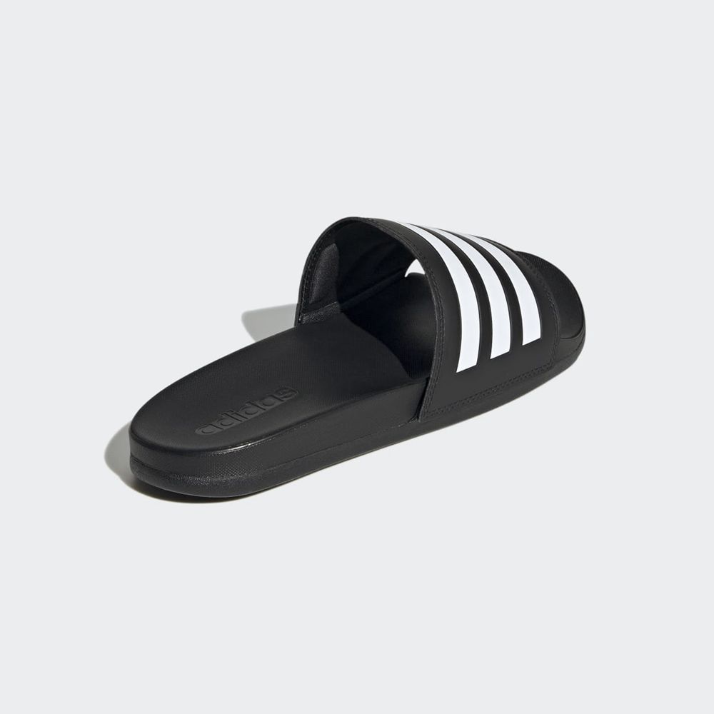 Claquette Adidas Adilette Comfort Noir Blanche Femme | HSD-64311309