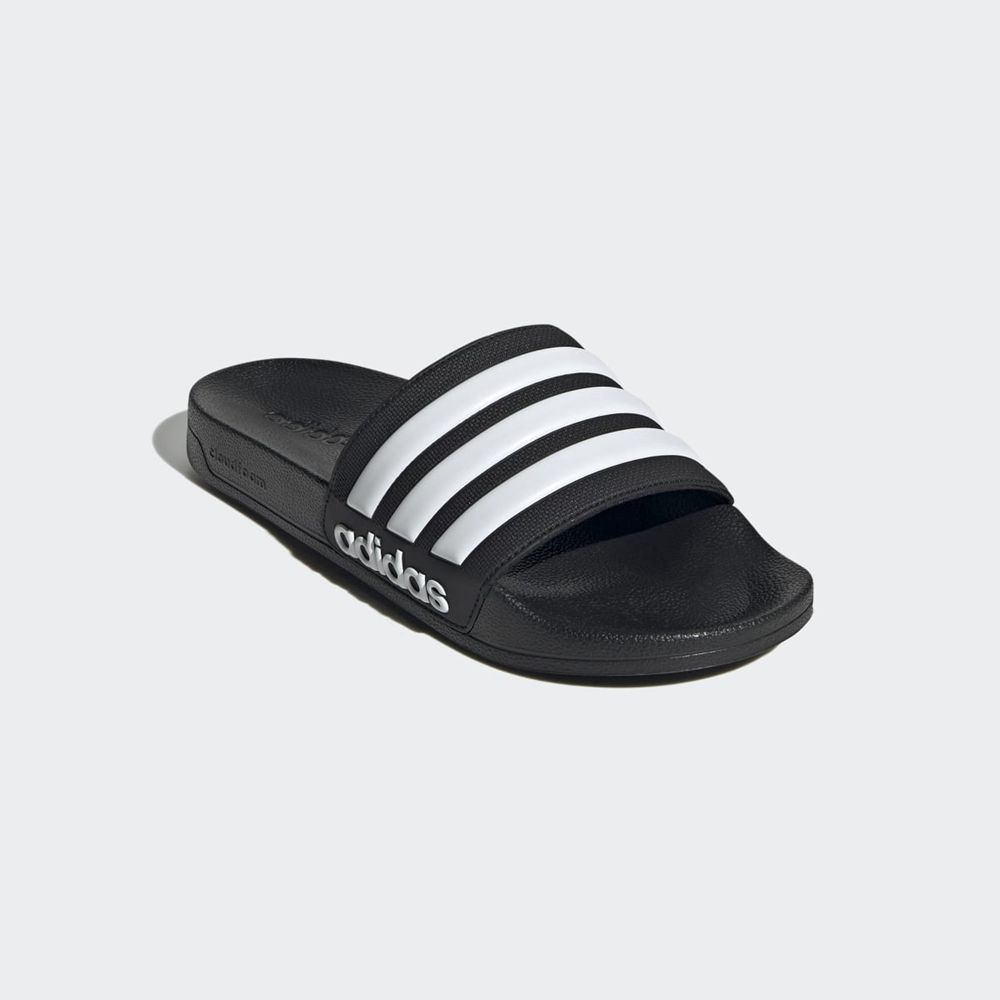 Claquette Adidas Adilette Shower Noir Blanche Femme | LKT-66902862