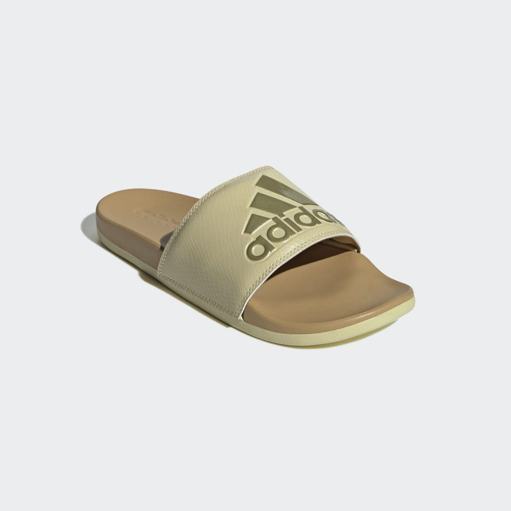 Claquette Adidas Adilette Comfort Beige Femme | DPU-58406456