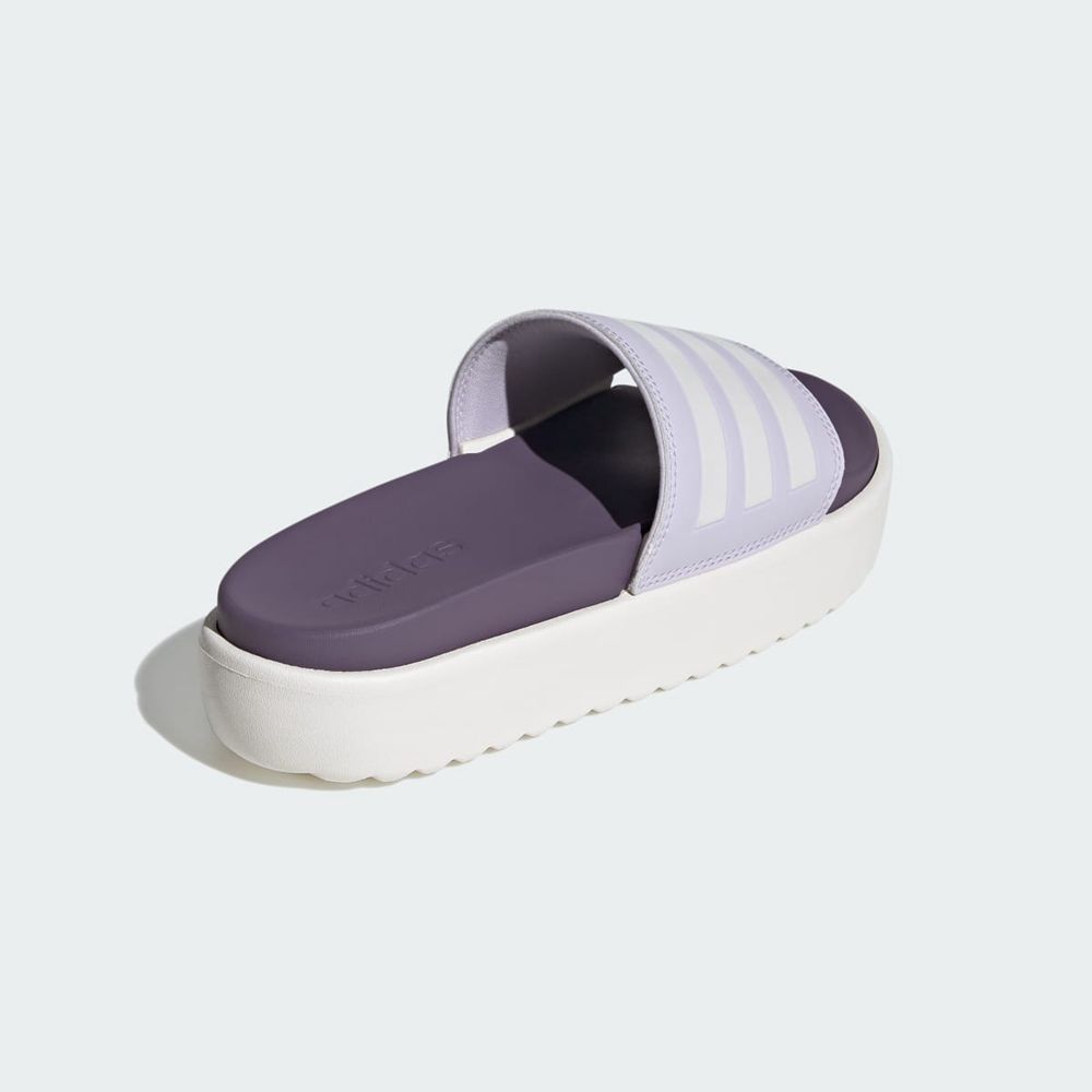 Claquette Adidas Adilette Platform Argent Violette Femme | LIP-63514611