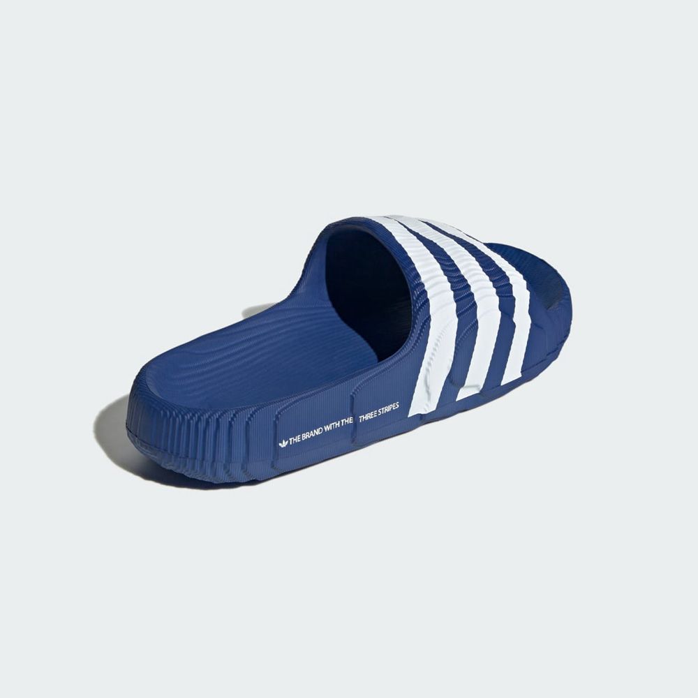 Claquette Adidas Adilette 22 Bleu Blanche Femme | XGK-88257566