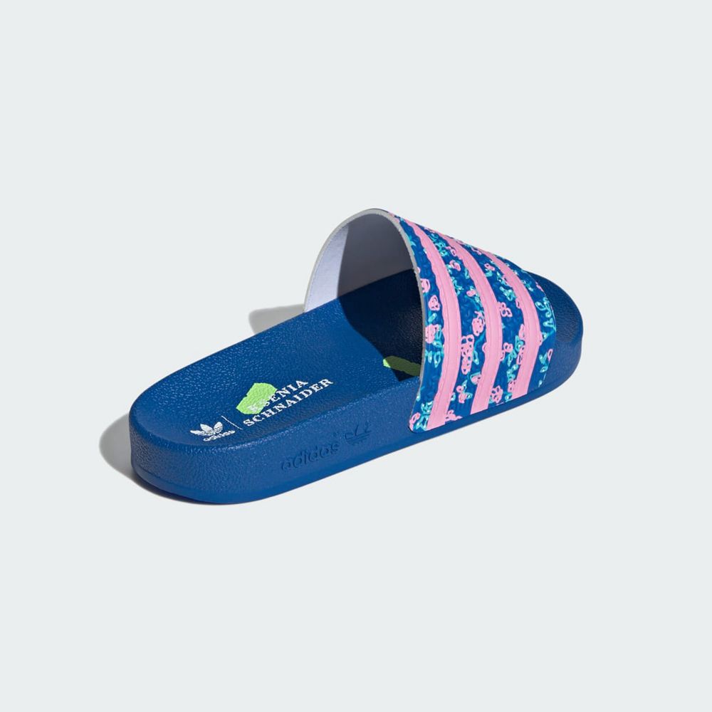 Claquette Adidas Adilette x Kseniaschnaider Bleu Rose Blanche Femme | SEU-38538645