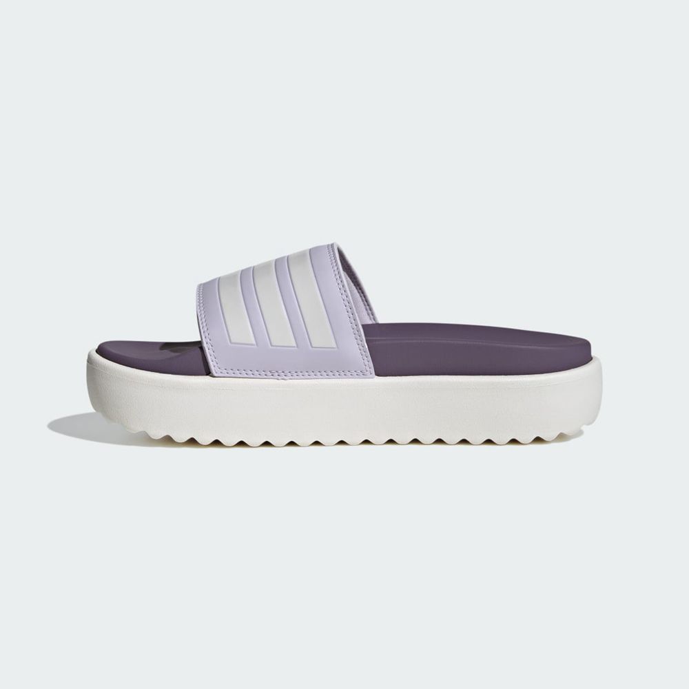 Claquette Adidas Adilette Platform Argent Violette Femme | LIP-63514611