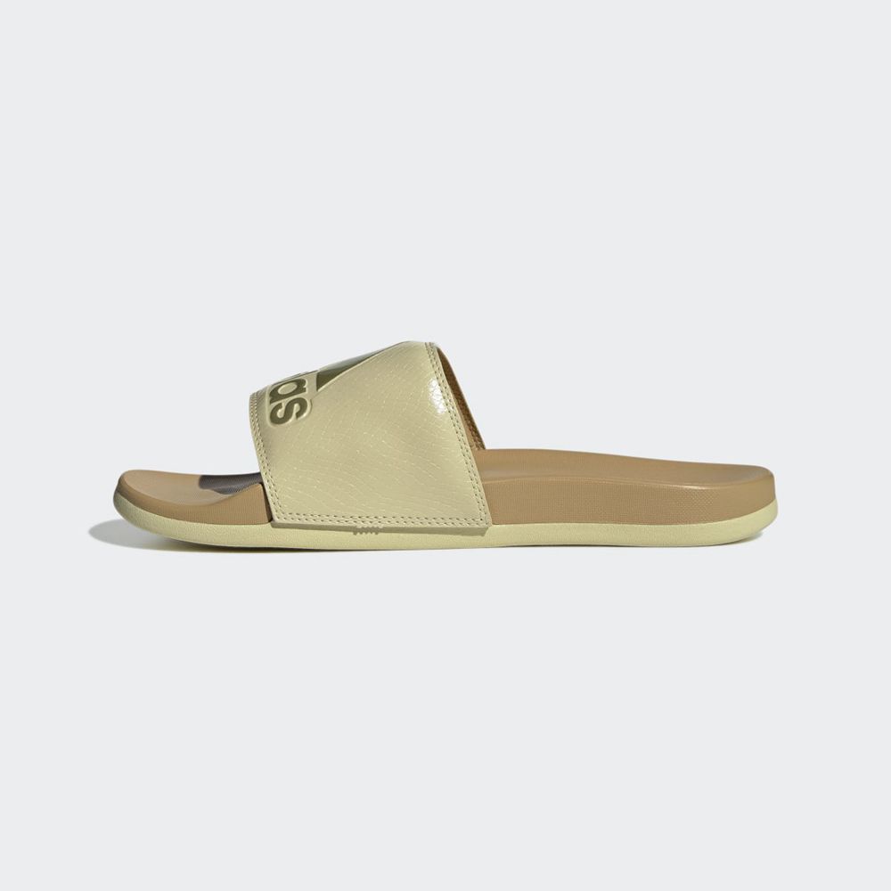 Claquette Adidas Adilette Comfort Beige Femme | DPU-58406456