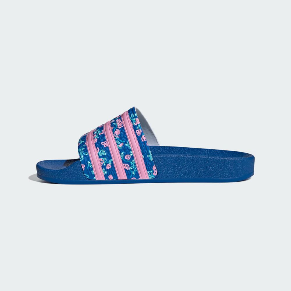 Claquette Adidas Adilette x Kseniaschnaider Bleu Rose Blanche Femme | SEU-38538645