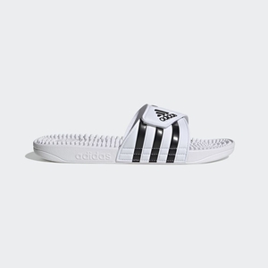 Claquette Adidas Adissage Blanche Noir Femme | WCO-03943464