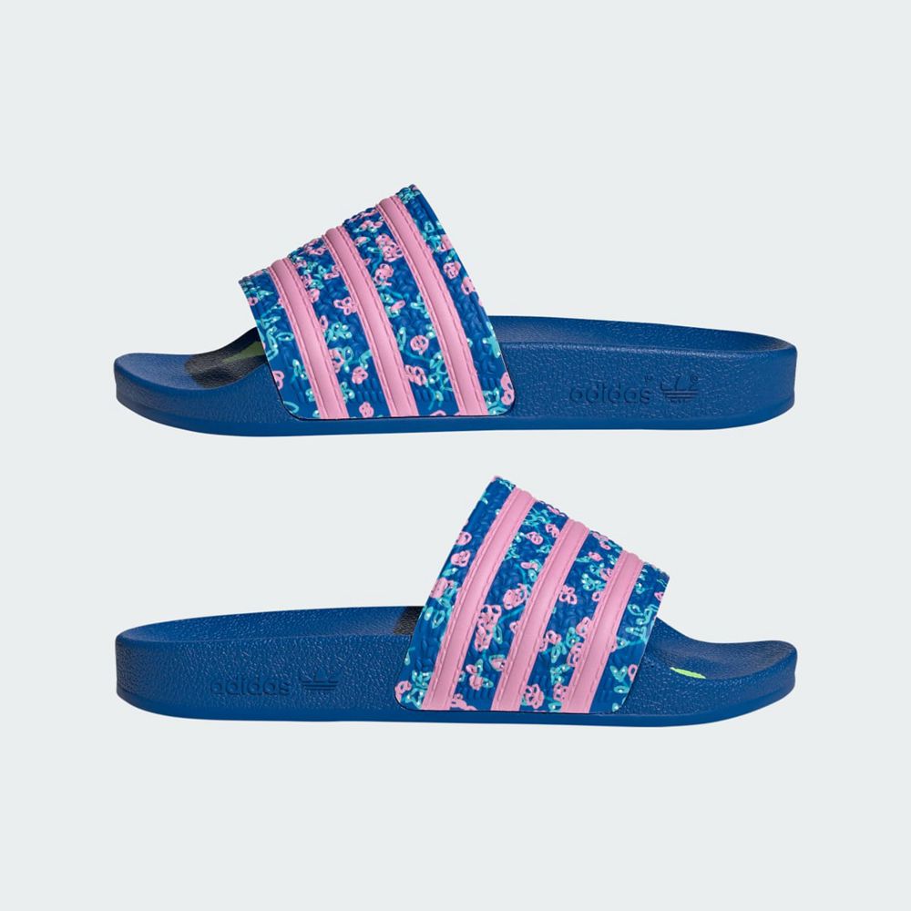 Claquette Adidas Adilette x Kseniaschnaider Bleu Rose Blanche Femme | SEU-38538645