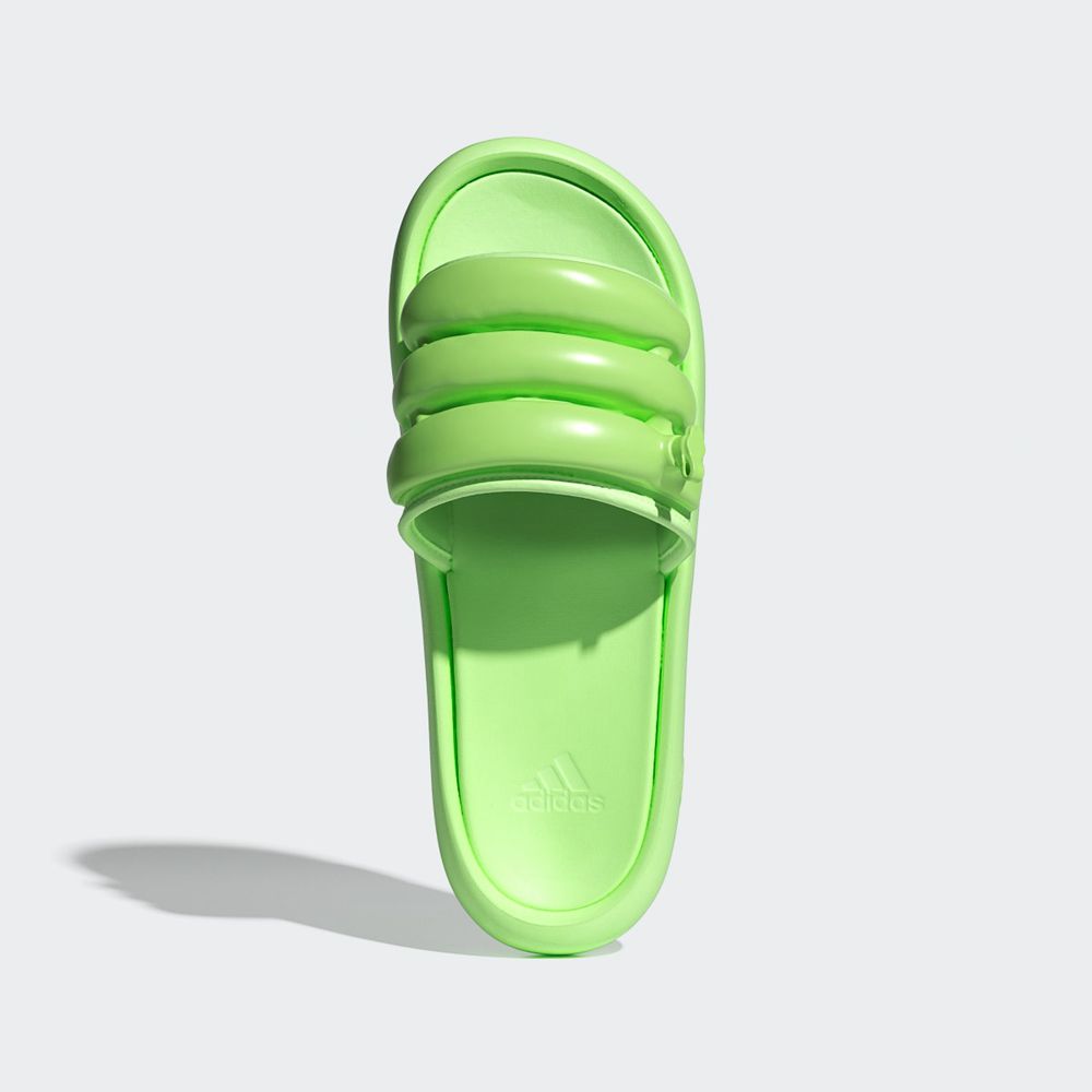 Claquette Adidas Adilette ZPLAASH Vert Femme | EUV-69360705