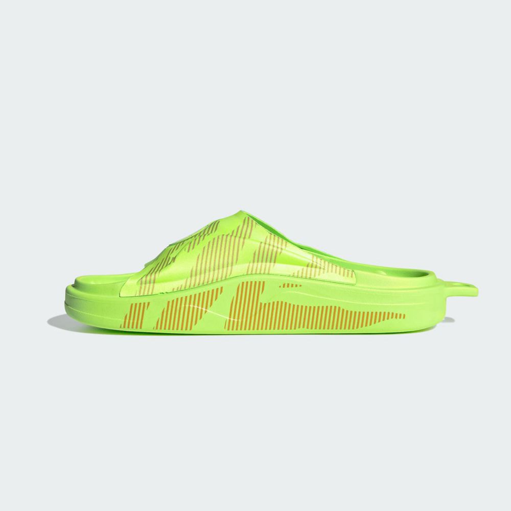 Claquette Adidas Adidas by Stella McCartney Vert Orange Femme | DHI-50739966