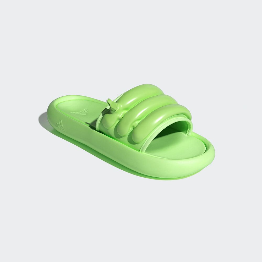 Claquette Adidas Adilette ZPLAASH Vert Femme | EUV-69360705