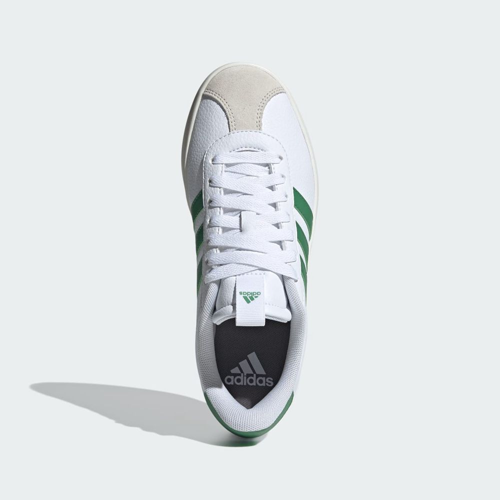 Chaussure Adidas Vl Court 3.0 Low Blanche Vert Femme | WZA-71332858