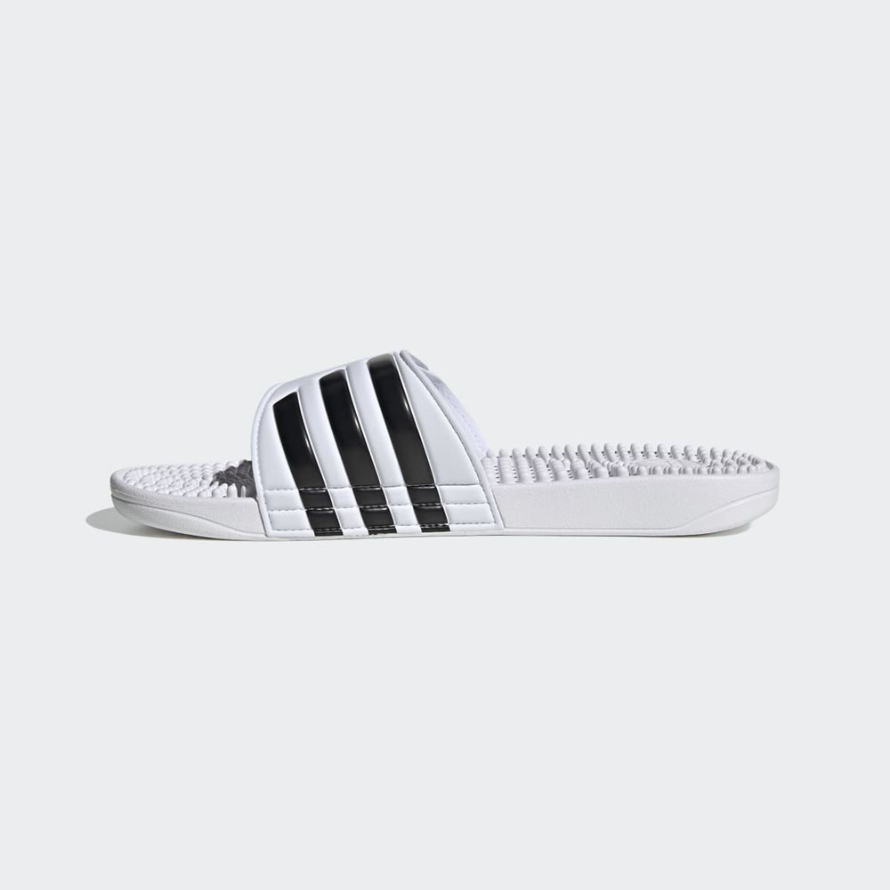 Claquette Adidas Adissage Blanche Noir Femme | WCO-03943464