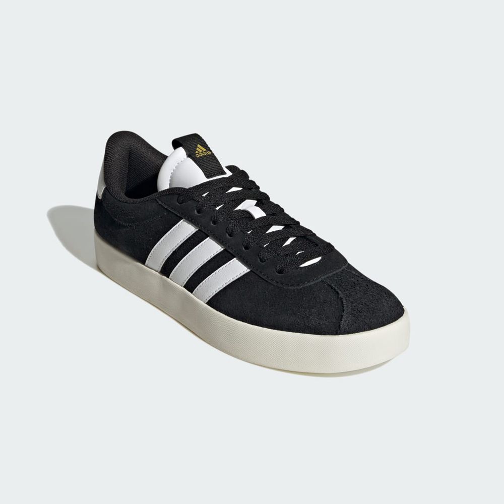 Chaussure Adidas Vl Court 3.0 Noir Blanche Doré Femme | ZAX-59558972