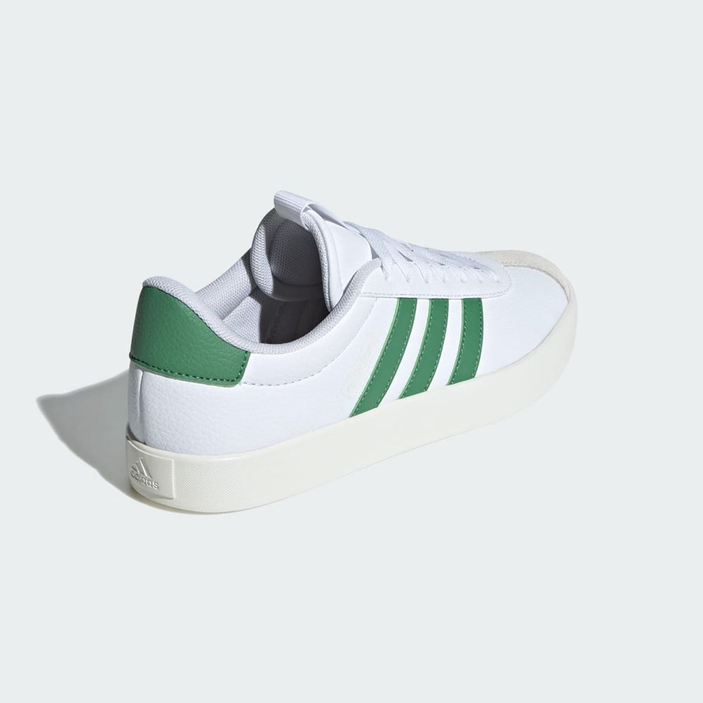 Chaussure Adidas Vl Court 3.0 Low Blanche Vert Femme | WZA-71332858