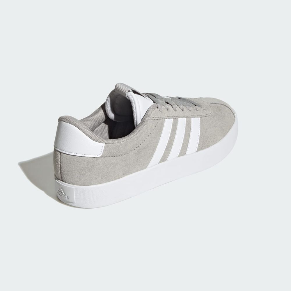 Chaussure Adidas Vl Court 3.0 Grise Blanche Argent Femme | WCN-63114400