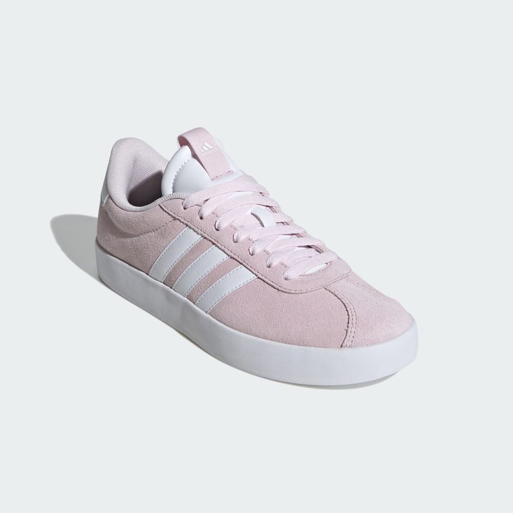 Chaussure Adidas Vl Court 3.0 Rose Blanche Femme | AGU-81409966