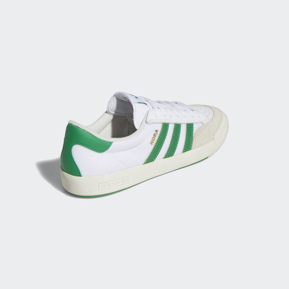 Chaussure Adidas Nora Blanche Vert Femme | ICU-12537389