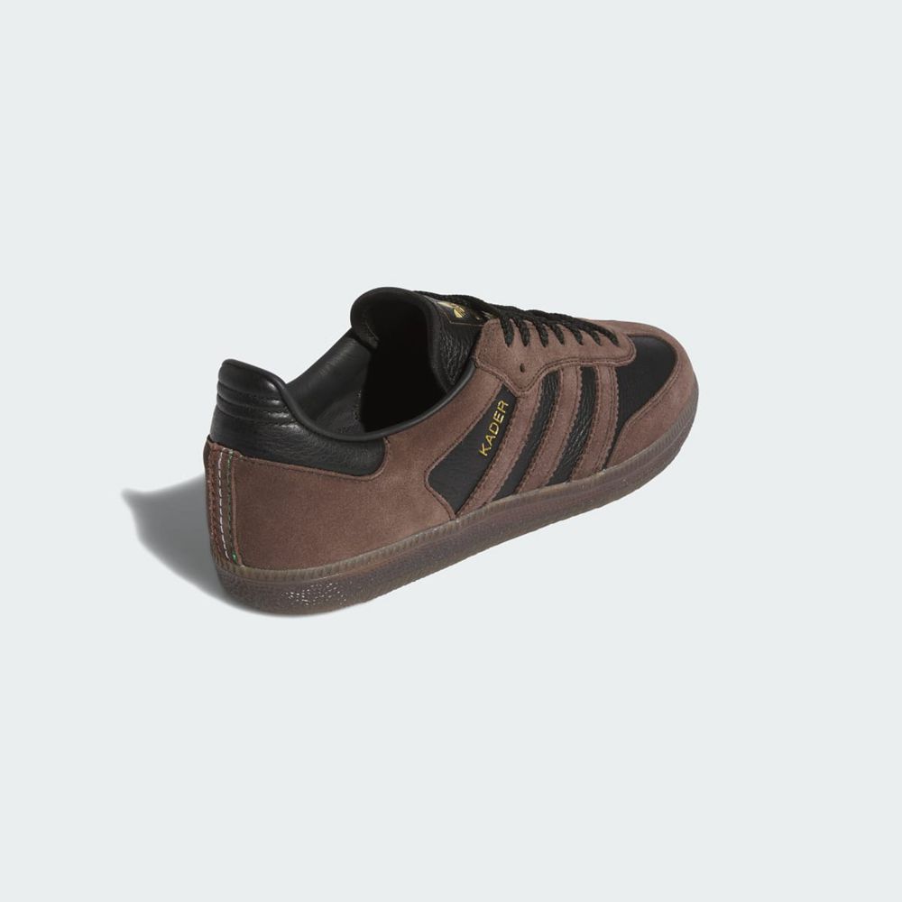 Chaussure Adidas Samba ADV x Kader Noir Marron Femme | TWC-44701636