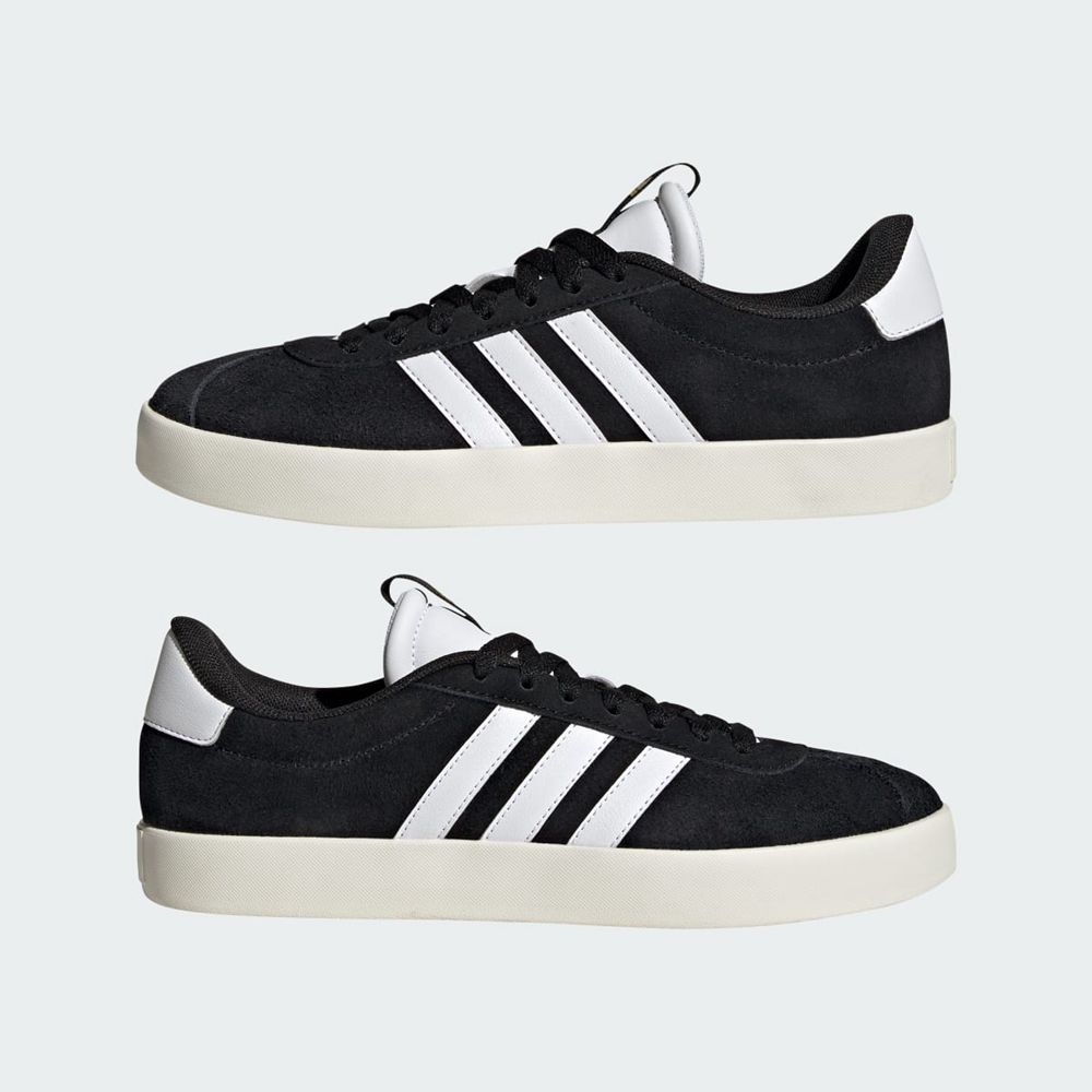 Chaussure Adidas Vl Court 3.0 Noir Blanche Doré Femme | ZAX-59558972