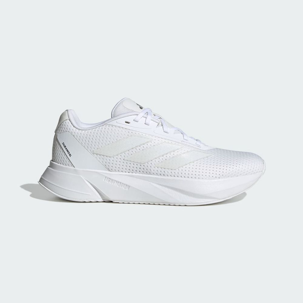 Chaussure Running Adidas Duramo SL Blanche Grise Femme | RNI-49429390