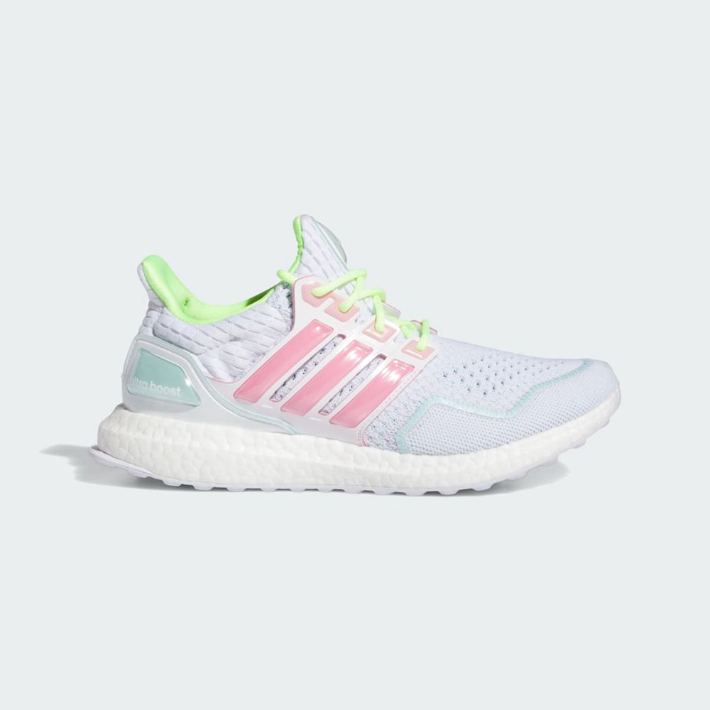 Chaussure Running Adidas Ultraboost 1.0 Blanche Rose Vert Femme | PJB-50086398