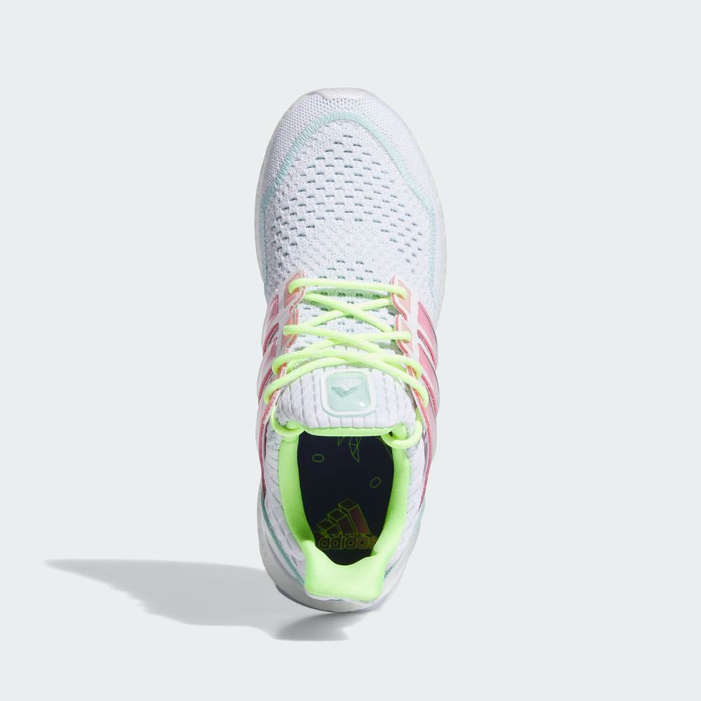 Chaussure Running Adidas Ultraboost 1.0 Blanche Rose Vert Femme | PJB-50086398