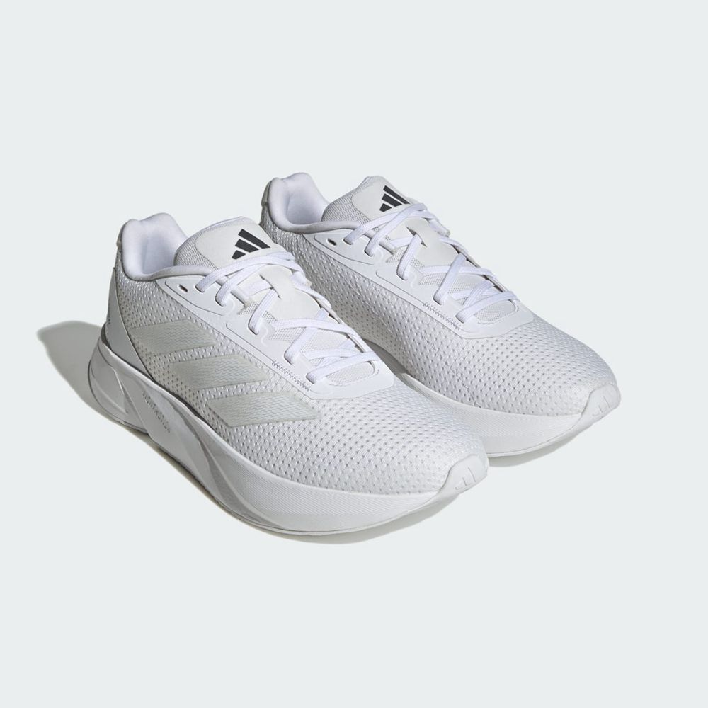 Chaussure Running Adidas Duramo SL Blanche Grise Femme | RNI-49429390