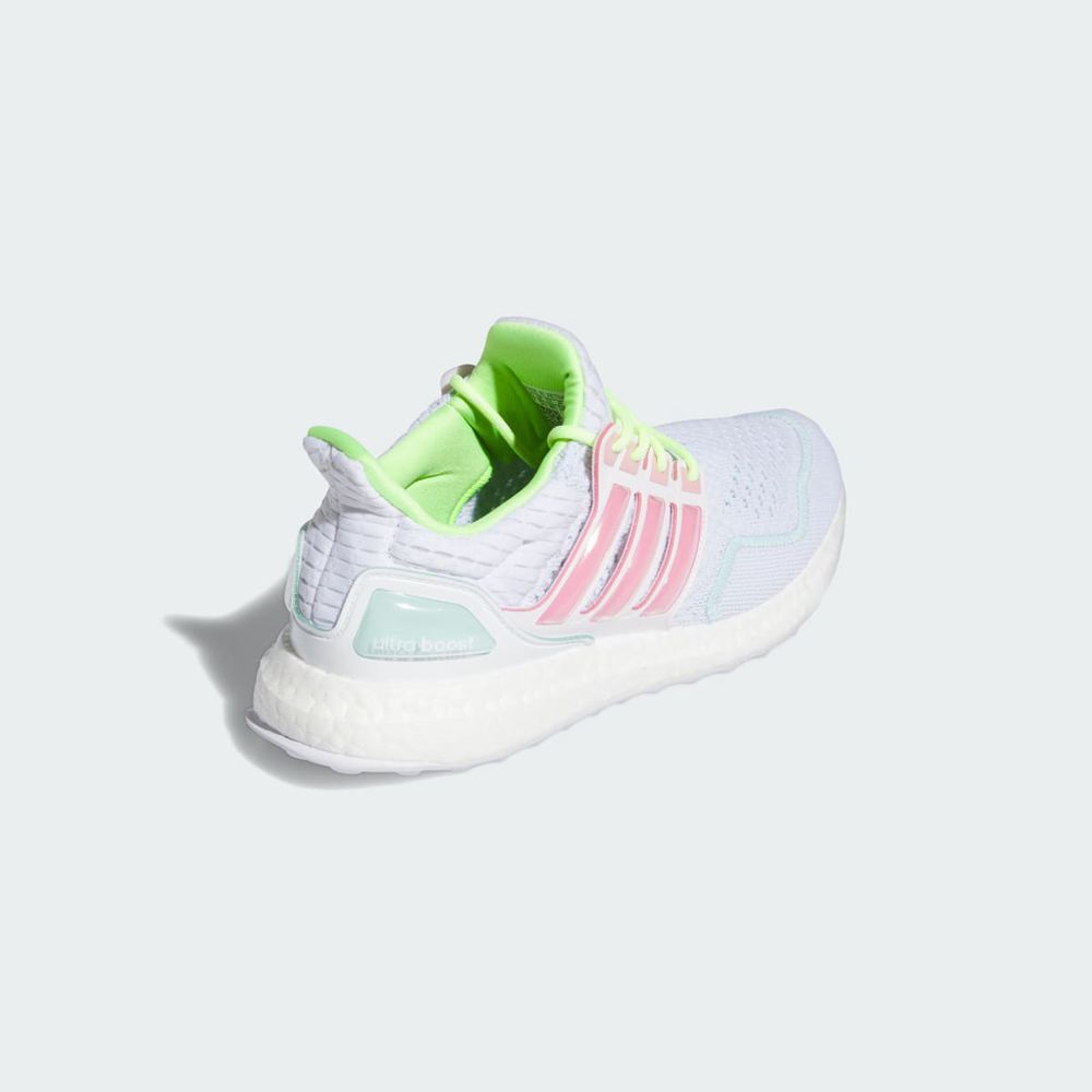 Chaussure Running Adidas Ultraboost 1.0 Blanche Rose Vert Femme | PJB-50086398