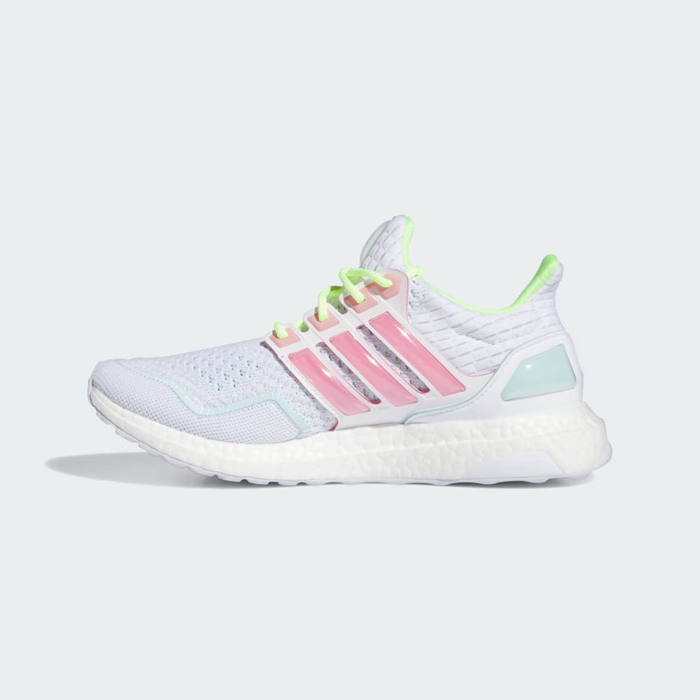 Chaussure Running Adidas Ultraboost 1.0 Blanche Rose Vert Femme | PJB-50086398