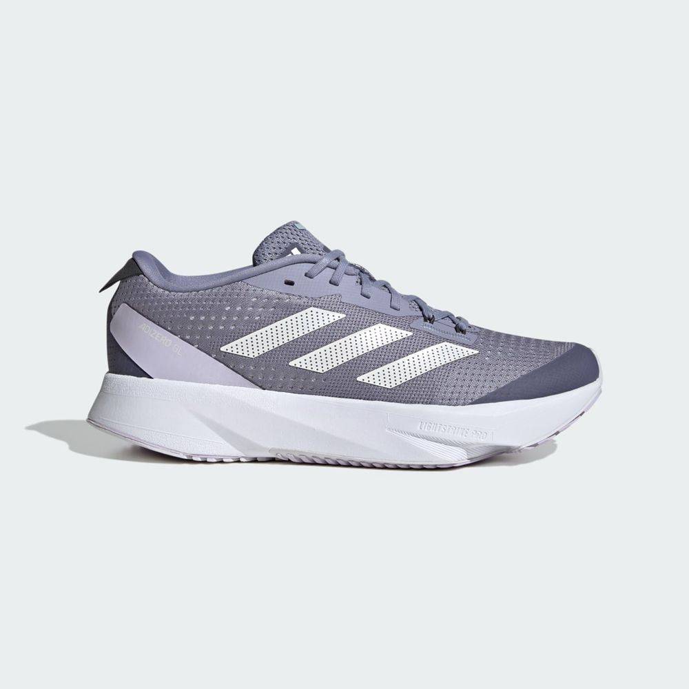 Chaussure Running Adidas Adizero SL Violette Blanche Argent Femme | SHW-06992565