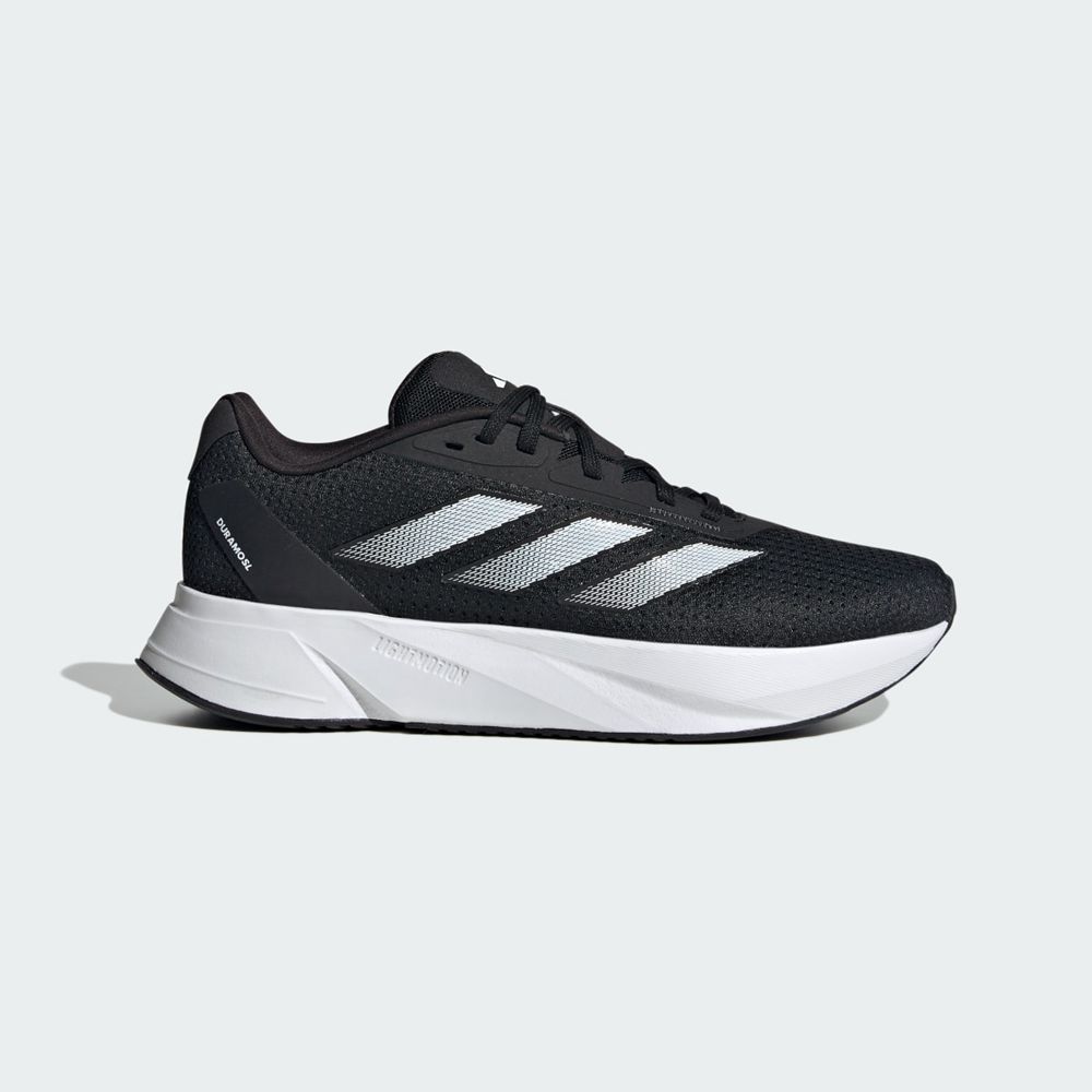 Chaussure Running Adidas Duramo SL Noir Blanche Grise Femme | WMQ-21577368