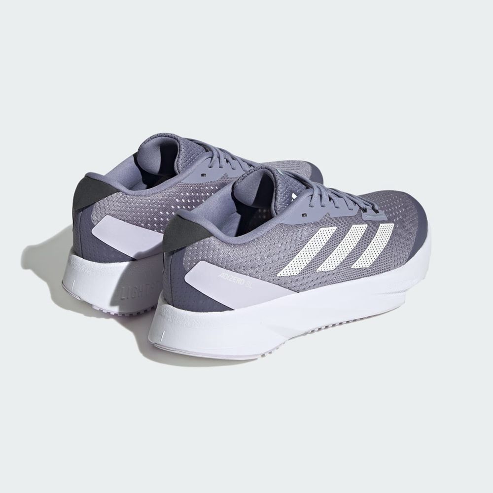 Chaussure Running Adidas Adizero SL Violette Blanche Argent Femme | SHW-06992565